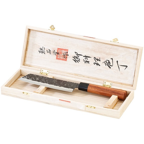 TokioKitchenWare Fleischmesser mit Echtholzgriff, handgefertigt
