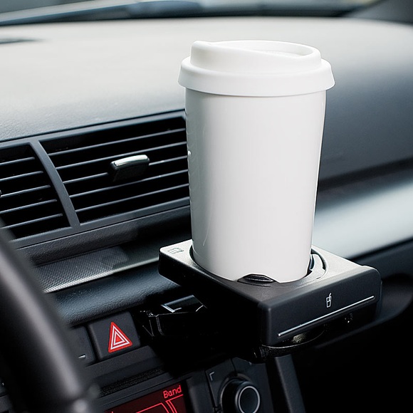 Rosenstein & Söhne Coffee-to-go-Becher aus Keramik, Silikondeckel, 250 ml, doppelwandig