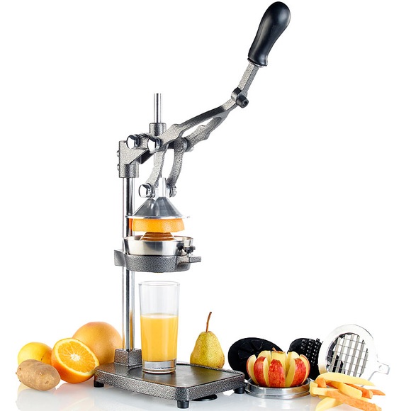 Profi Gastro 3in1: Zitruspresse, Apfel-, Gemüse-, Pommes-Schneider, XL