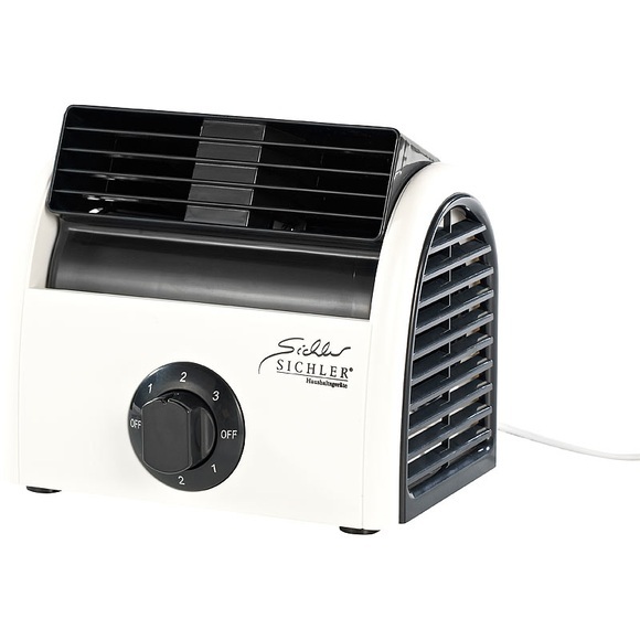 Sichler Haushaltsgeräte Leistungsstarker High-Power-Walzen-Tisch-Ventilator VT-113.T, 30 Watt