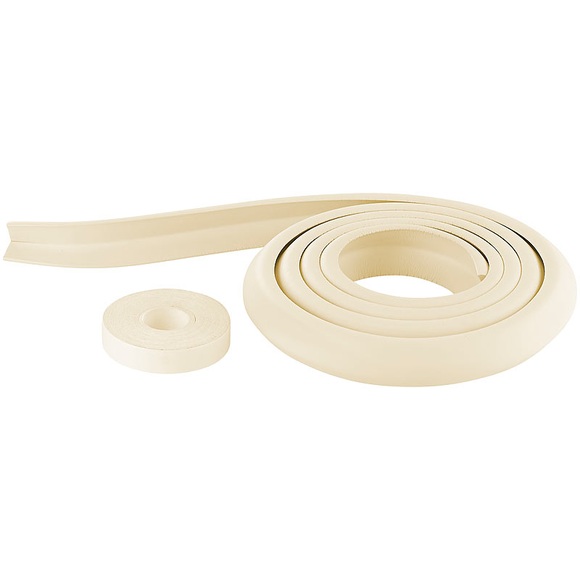 infactory Universal-Schaumstoff-Kantenschutz, L-Profil, 2 m, zuschneidbar, beige