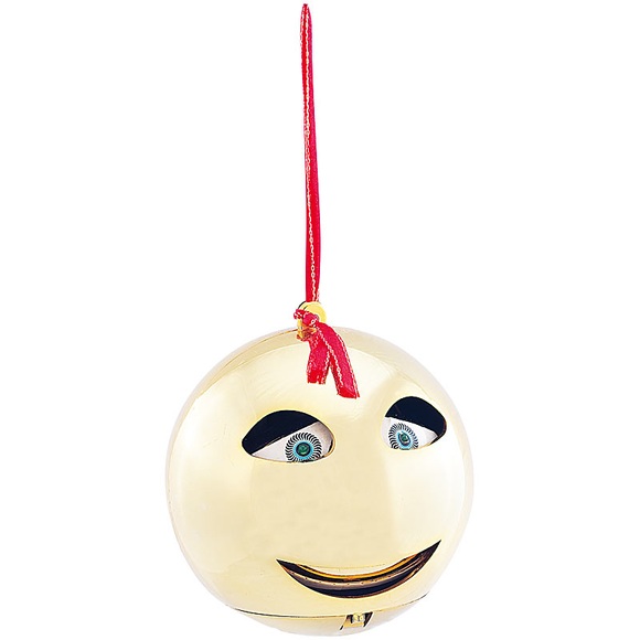 infactory Singende & sprechende Weihnachtsbaumkugel