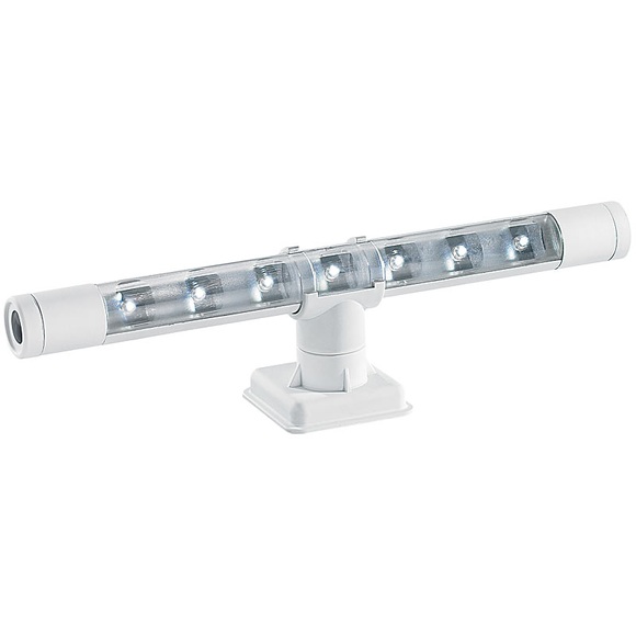 Lunartec Flexible warmweisse 4in1-LED-Unterbauleuchte, weiss