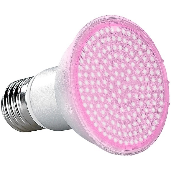 Lunartec LED-Pflanzenlampe für E27 Fassungen, mit 168 LEDs, 105 Lumen