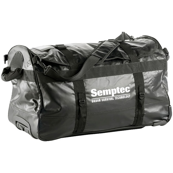 Semptec Urban Survival Technology 2in1-Trolley-Reisetasche aus reissfester Lkw-Plane, 100 l