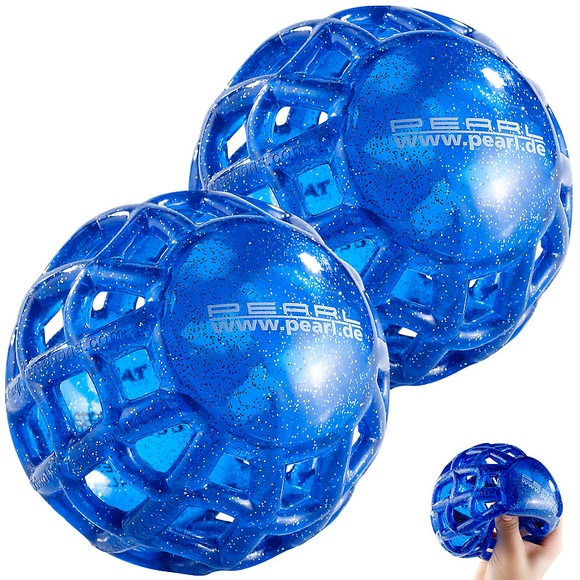 Pearl 2er-Set Schwimmfähige Greifbälle "Globus", Ø 11 cm