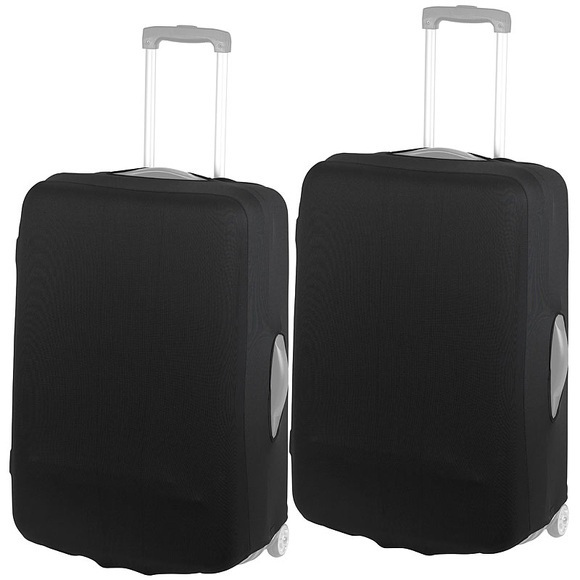 Xcase 2er-Set elastische Schutzhülle für Koffer bis 63 cm Höhe, Grösse L