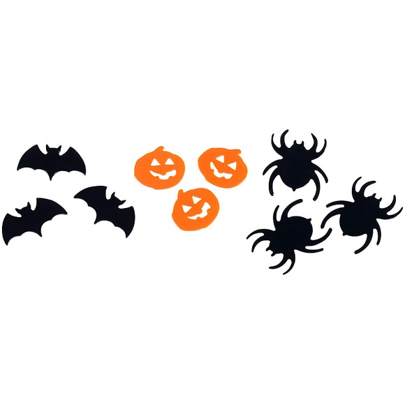infactory Halloween-Konfetti in 3 verschiedenen Motiven