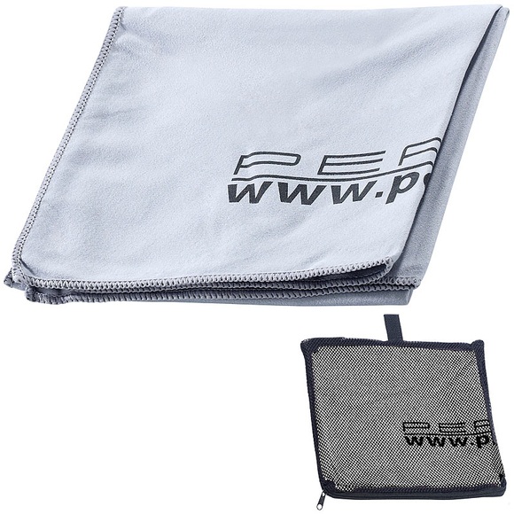 Pearl Extra saugfähiges Mikrofaser-Handtuch, 80 x 40 cm, grau