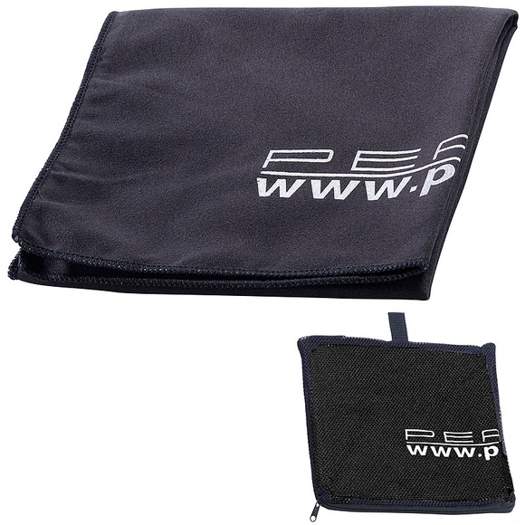 Pearl Extra saugfähiges Mikrofaser-Handtuch, 80 x 40 cm, schwarz