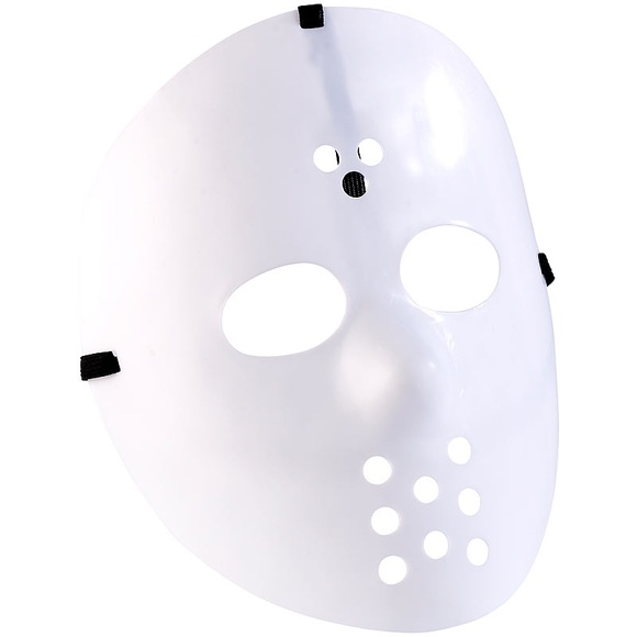 infactory Hockey-Maske für Halloween, weiss
