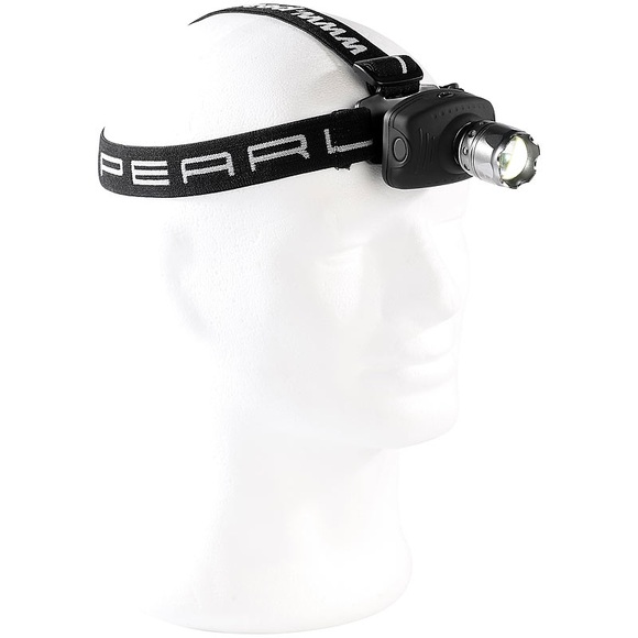 Pearl LED-Stirnlampe "IPX-4000 Zoom" mit 1 Watt Premium-LED von OSRAM