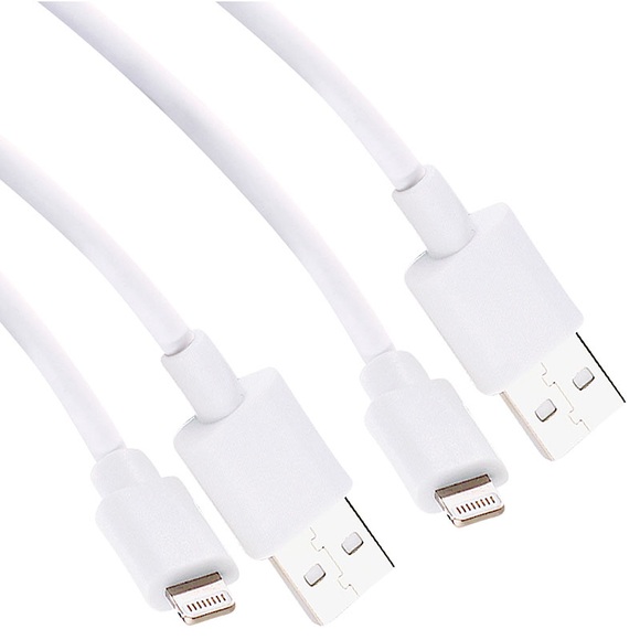 Callstel 2er-Set Daten- & Ladekabel ab iPhone 5, Apple-zertifiziert, 2 m