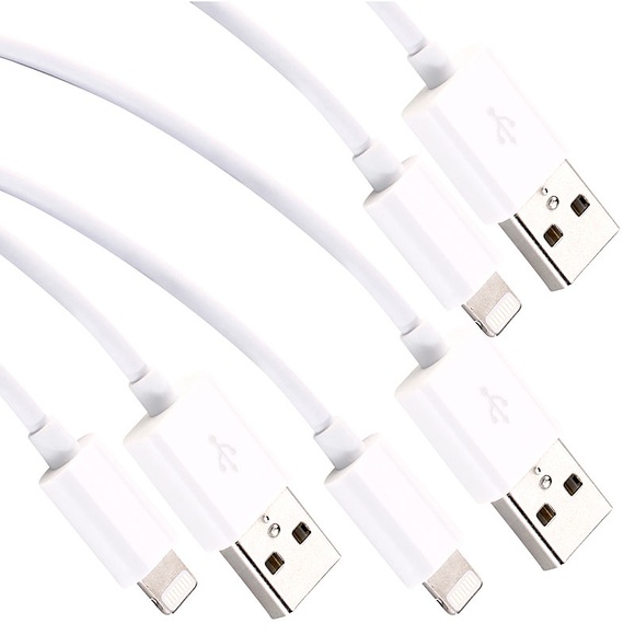 Callstel 3er-Set Daten- & Ladekabel ab iPhone 5, Apple-zertifiziert, 50 cm