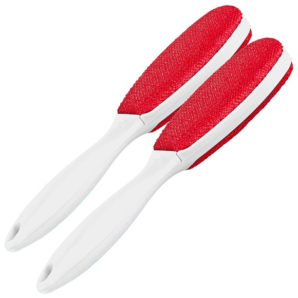 Pearl 2er-Set XL-Anti-Fussel-Bürsten, doppelseitig, für Kleidung, Möbel