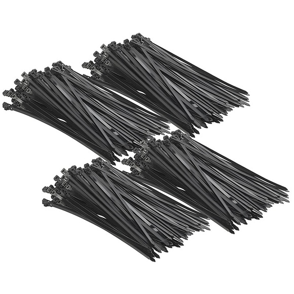 AGT 400er-Set wiederverschliessbare Kabelbinder, 300 x 7,6 mm