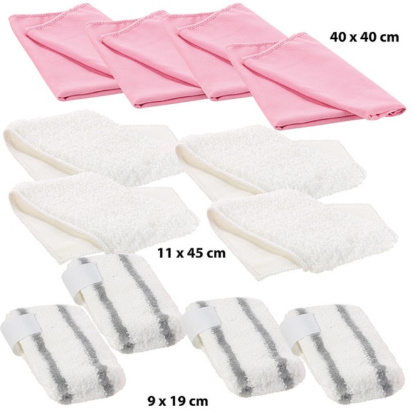 Sichler Haushaltsgeräte 4er-Set Universal-Mikrofaser-Putztücher, je 3-tlg.