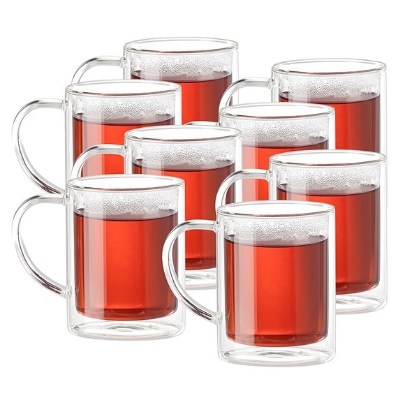 Cucina di Modena Doppelwandige Teegläser im 8er-Set, je 200 ml