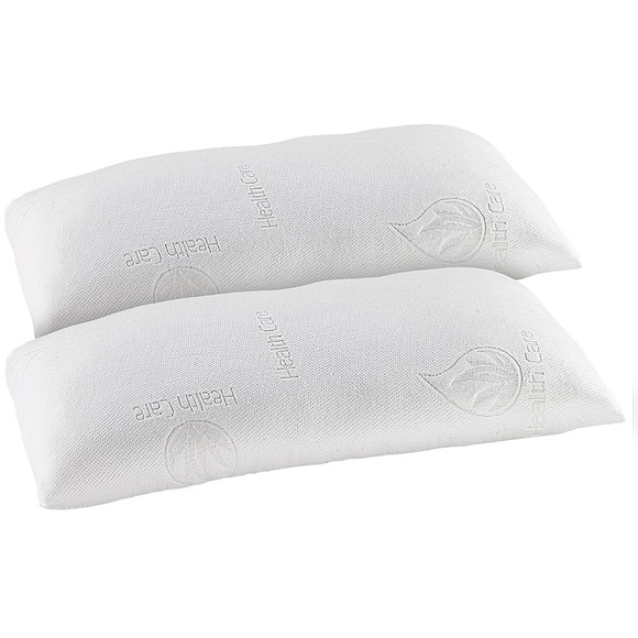 newgen medicals 2er-Set XL-Komfort-Schlafkissen aus thermoaktivem Memory-Foam