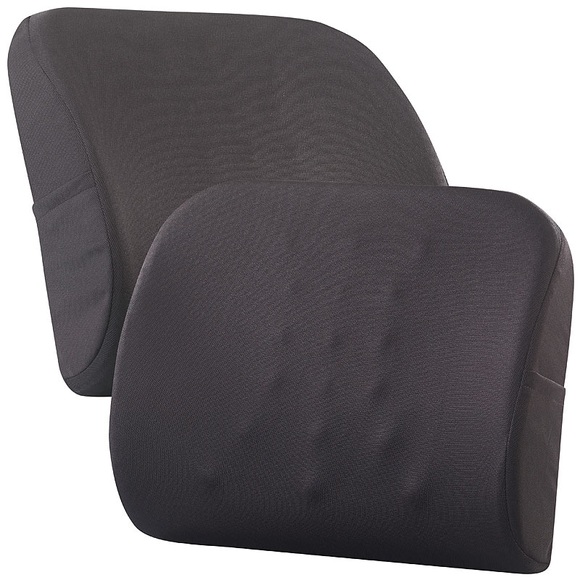 newgen medicals 2er-Set Ergonomisches Lenden & Rückenkissen aus Memory Foam