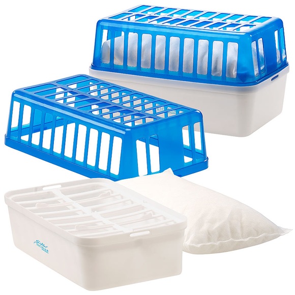 Sichler Haushaltsgeräte 2er-Set Raumentfeuchter mit 1,2 kg Granulat, bis 2,5 l, bis 50 m²