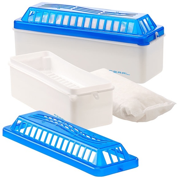 Sichler Haushaltsgeräte 2er-Set Raumentfeuchter mit 500 g Granulat, bis 1.100 ml, bis 35 m²