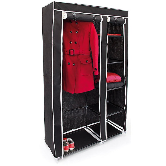 Faltschrank Valentin XL, schwarz