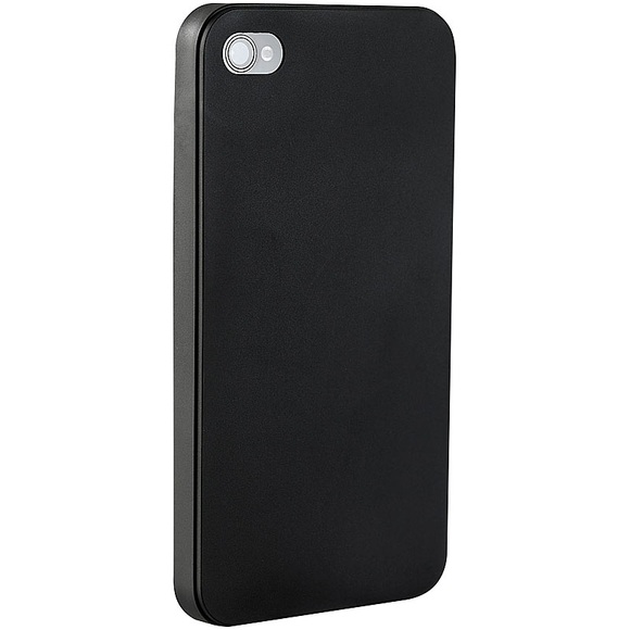 Xcase Ultradünne Schutzhülle für iPhone 4/4s, schwarz, 0,3 mm