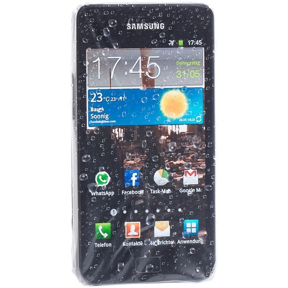 Xcase Wasser- & staubdichte Folien-Schutztasche für Samsung Galaxy S2