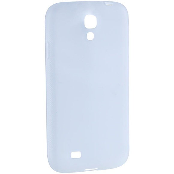 Xcase Silikon-Schutzhülle für Samsung Galaxy S4, weiss/transparent