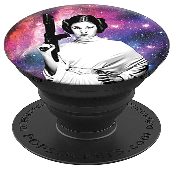 PopSockets Ausziehbarer Sockel und Griff für Handy & Tablet - Leia Galaxy