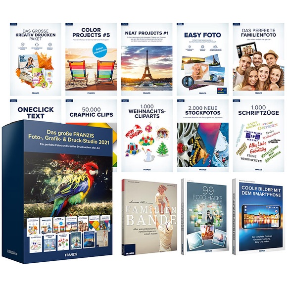 Das grosse FRANZIS Foto-, Grafik- und Druckstudio 2021 / Software