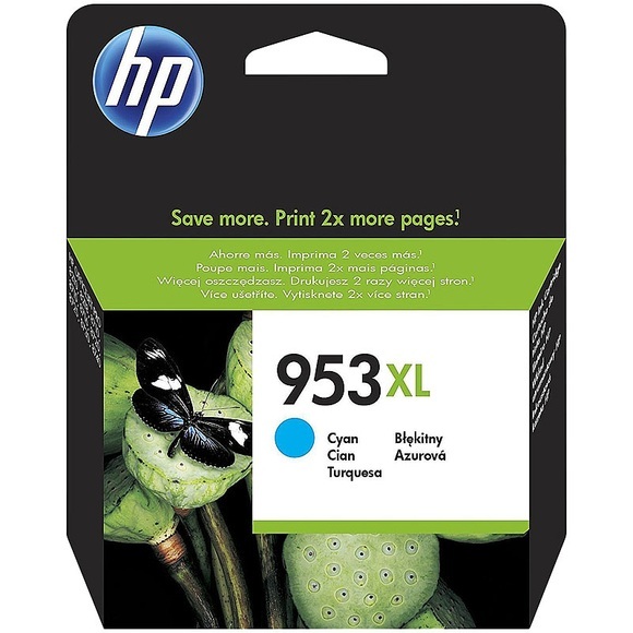 HP Original-Tintenpatrone F6U16AE / 953XL, cyan