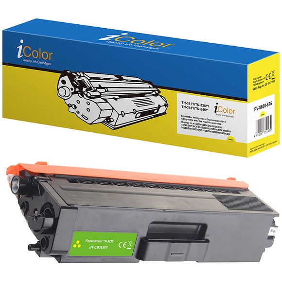 iColor Brother TN-325Y Toner- Kompatibel- yellow