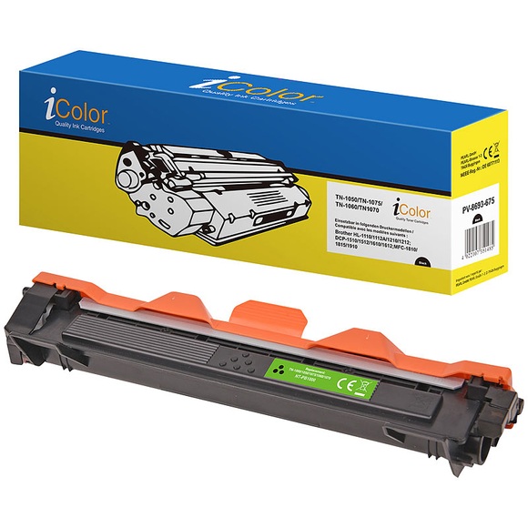 iColor Brother TN-1050 Toner- Kompatibel, für z.B.: BROTHER DCP-1510