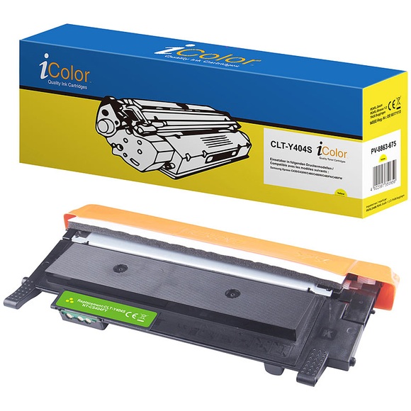 iColor Rebuilt Toner für Samsung CLT-Y404S, gelb