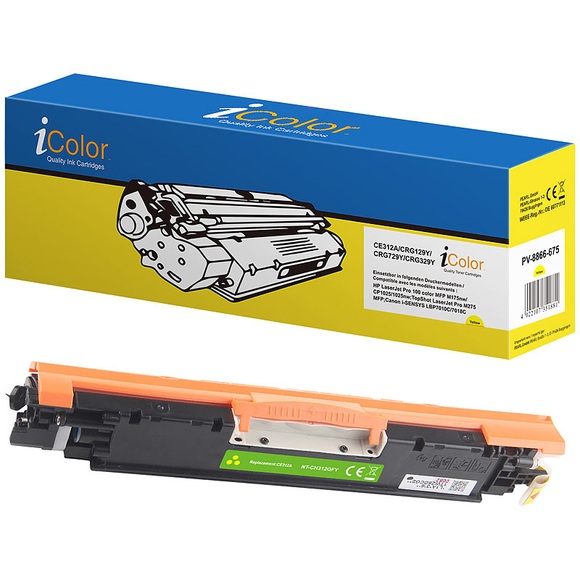 iColor Kompatibler Toner für HP CE312A / 126A, yellow