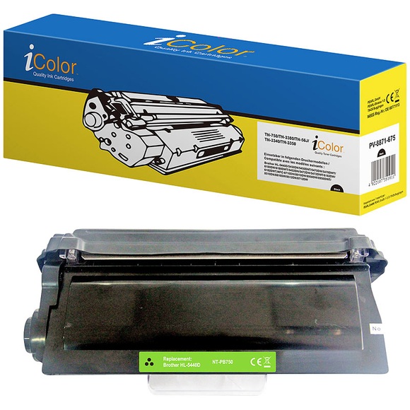 iColor Kompatibler Toner für Brother TN-3380, black