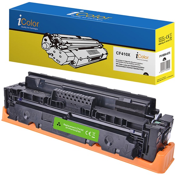 iColor Kompatibler Toner für HP CF410X / 410X, black