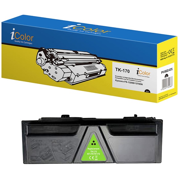 iColor Kyocera FS-1320D/ 1370DN Toner, black- Kompatibel