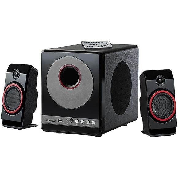 auvisio 2.1-Premium-Multimedia-Soundsystem mit Subwoofer, MP3-Player, 40 Watt