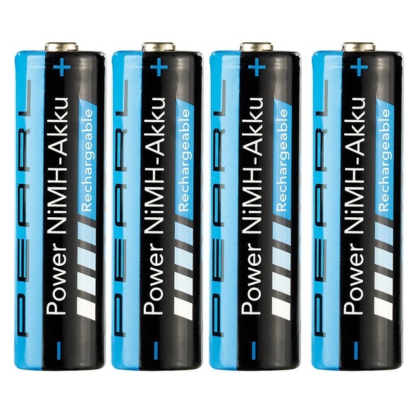 Pearl 2700 mAh NiMH-Akkus AA Mignon 4er-Set