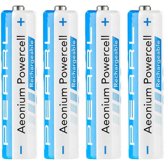 Pearl 800 mAh Hybrid-Akku AAA Micro "Aeonium Powercell" 4er-Set