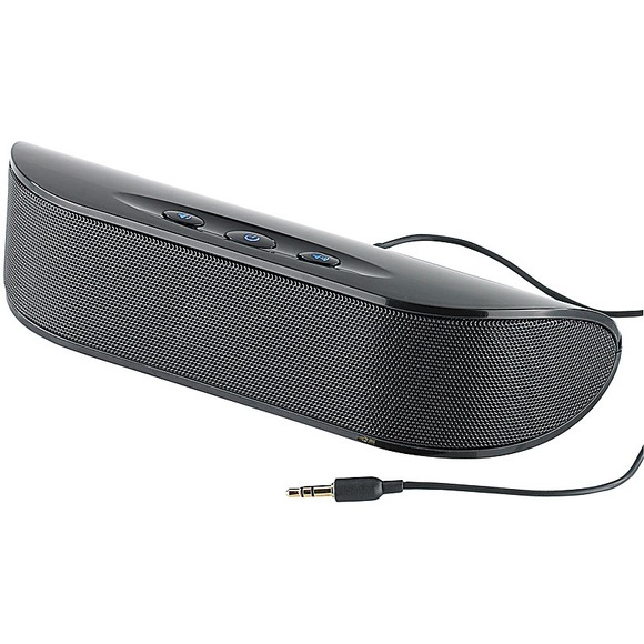 auvisio Mobiler 2.1-Kompakt-USB-Lautsprecher LSX-21, 15 Watt