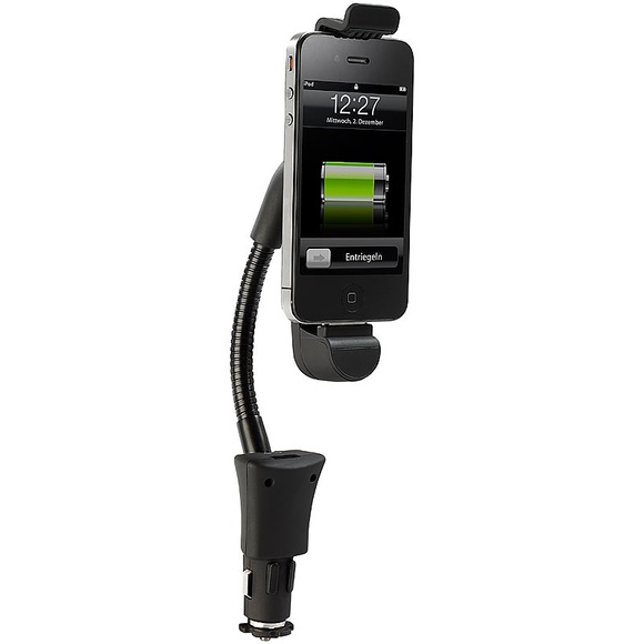 Callstel Kfz-Schwanenhals-Halterung Ladefunktion, Dock Connectior Phone bis 4s