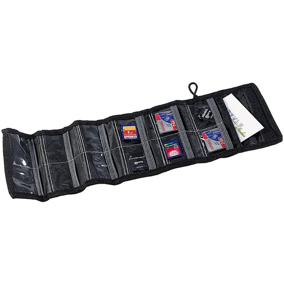 Xcase Tasche für bis zu 12 Speicherkarten