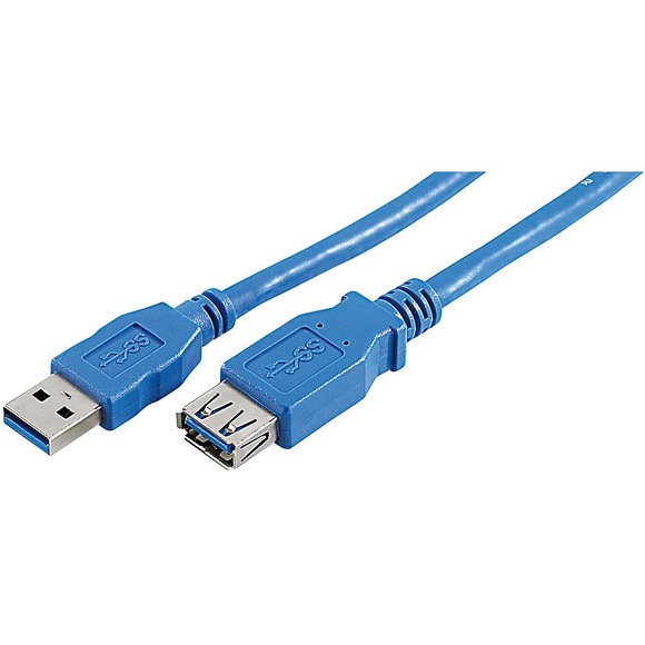 c-enter USB-3.0-Verlängerungskabel, Typ A Stecker auf Buchse, 3 m