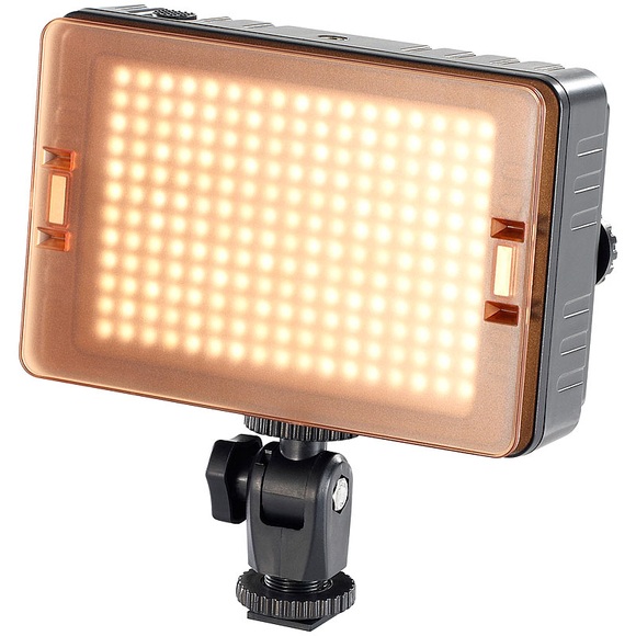 Somikon Foto- und Videoleuchte FVL-1420.d mit 204 Tageslicht-LEDs