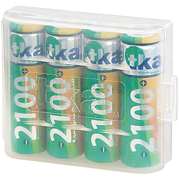tka Köbele Akkutechnik Hybrid-Akku AA Mignon 2100 mAh "Aeonium Powercell" 4er-Set