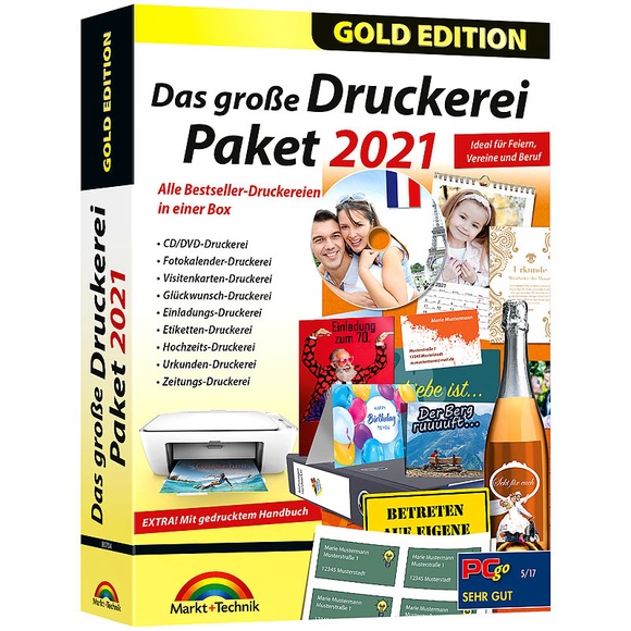 Das grosse Druckereipaket 2021 - Gold Edition / Software